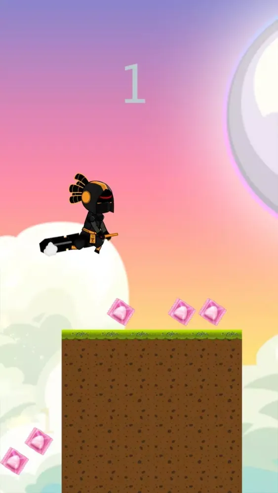 ภาพหน้าจอของ NINJA CANDY RUN
