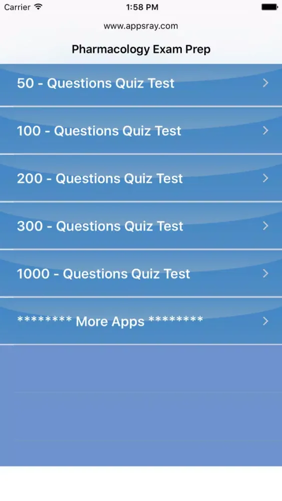 Zrzuty ekranu Pharmacology Exam Prep