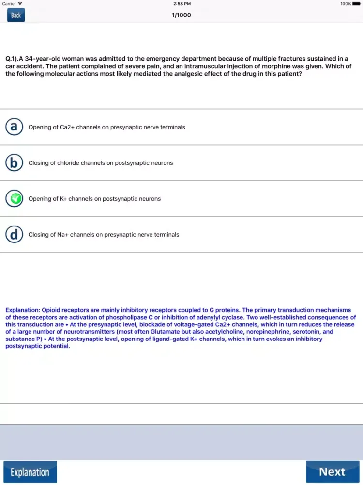 ภาพหน้าจอของ Pharmacology Exam Prep Pro iPad 