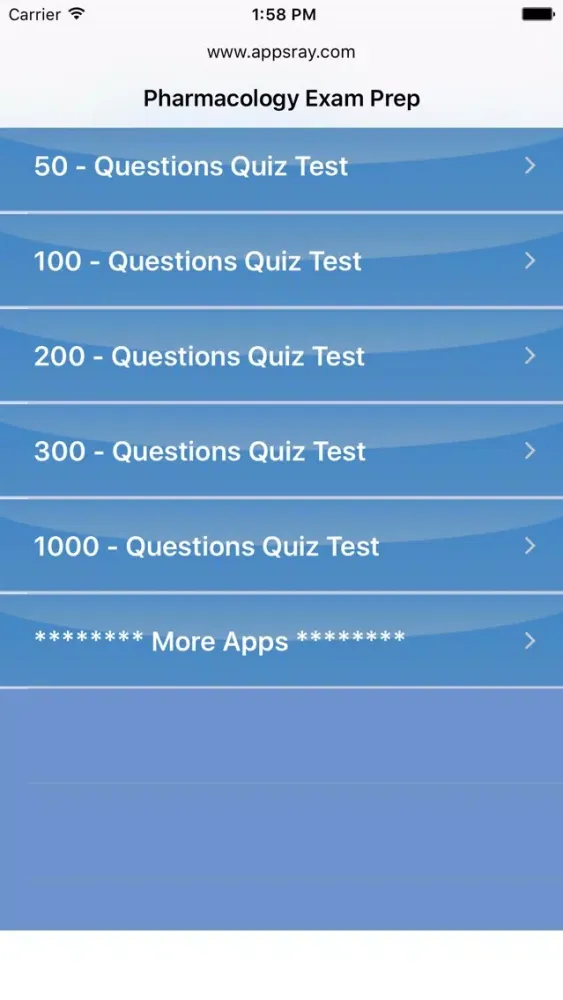 ภาพหน้าจอของ Pharmacology Exam Prep Pro