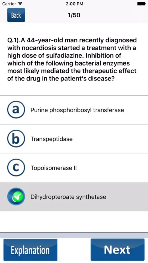 ภาพหน้าจอของ Pharmacology Exam Prep Pro