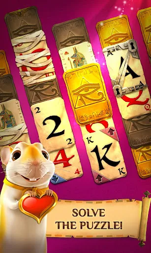 Tangkapan layar Pyramid Solitaire Saga