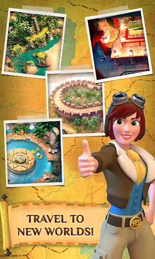 Tangkapan layar Pyramid Solitaire Saga