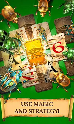 Tangkapan layar Pyramid Solitaire Saga