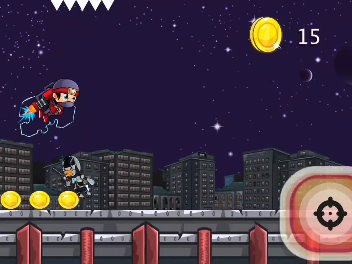 SUPER NINJA JET RUNNER iPad 应用截图