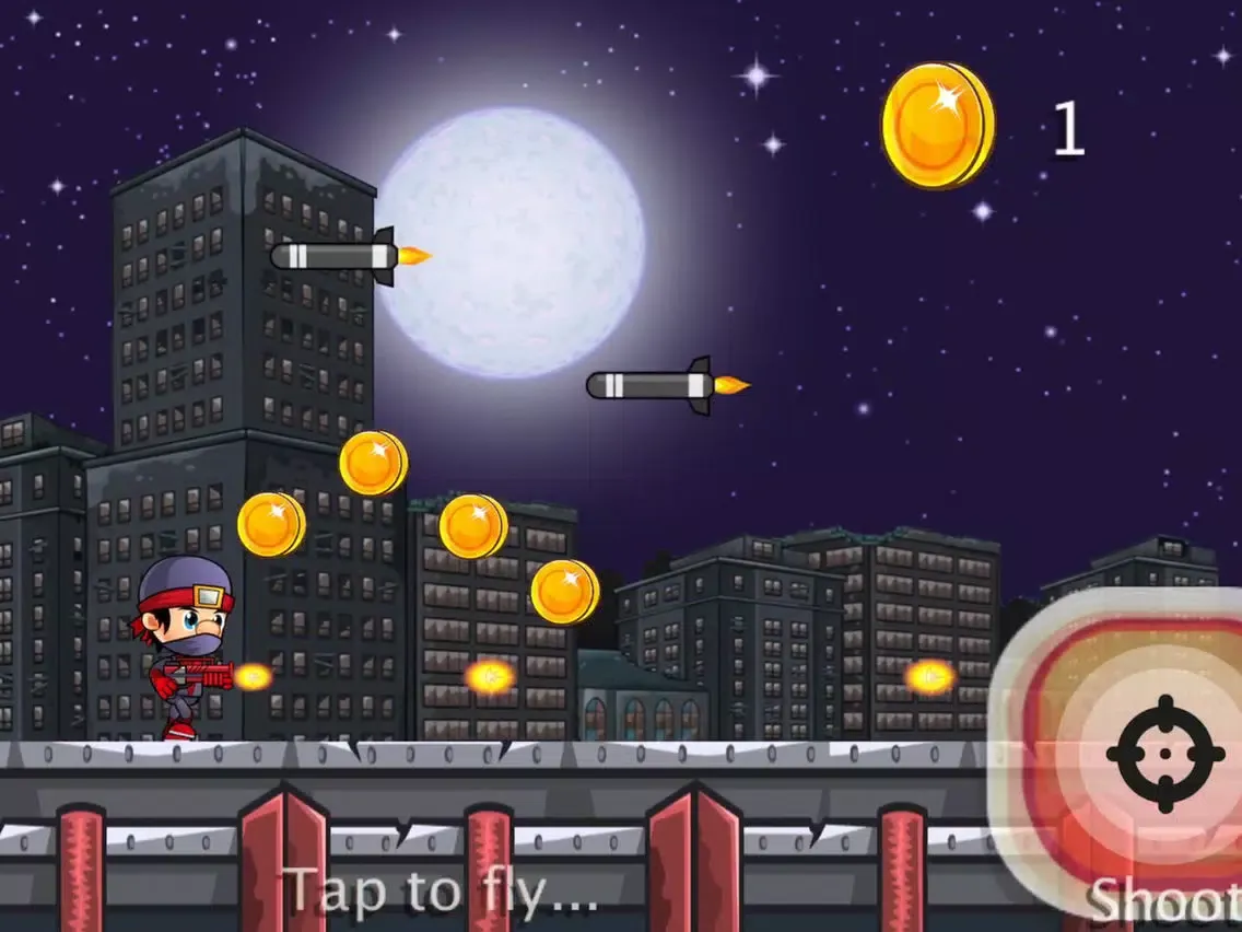 SUPER NINJA JET RUNNER iPad 应用截图