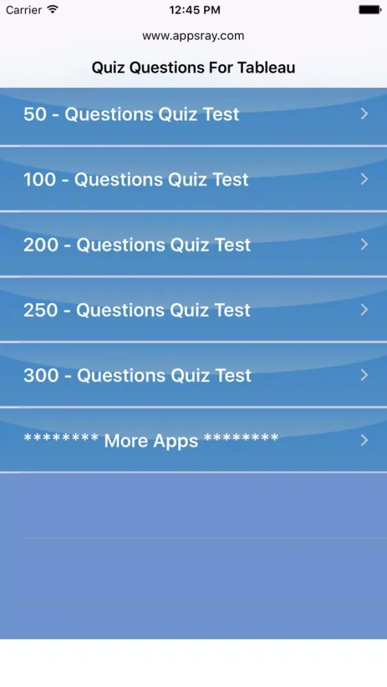 Capturas de pantalla de Quiz Questions for Tableau