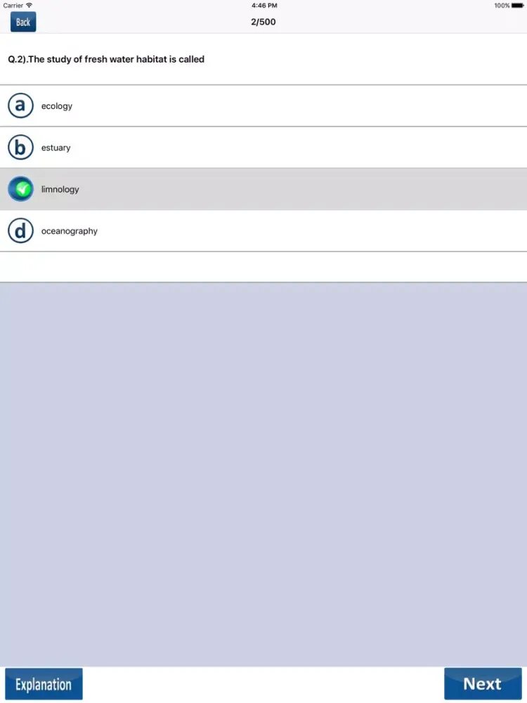 Zoology Quiz Pro iPad Screenshots