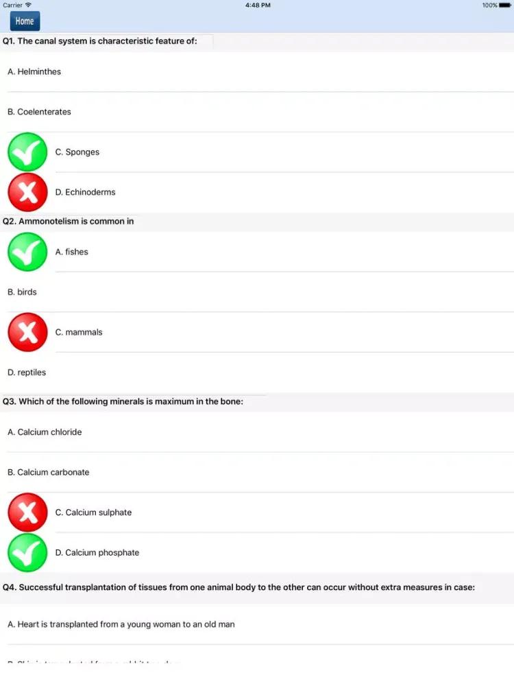 Zoology Quiz Pro iPad Screenshots