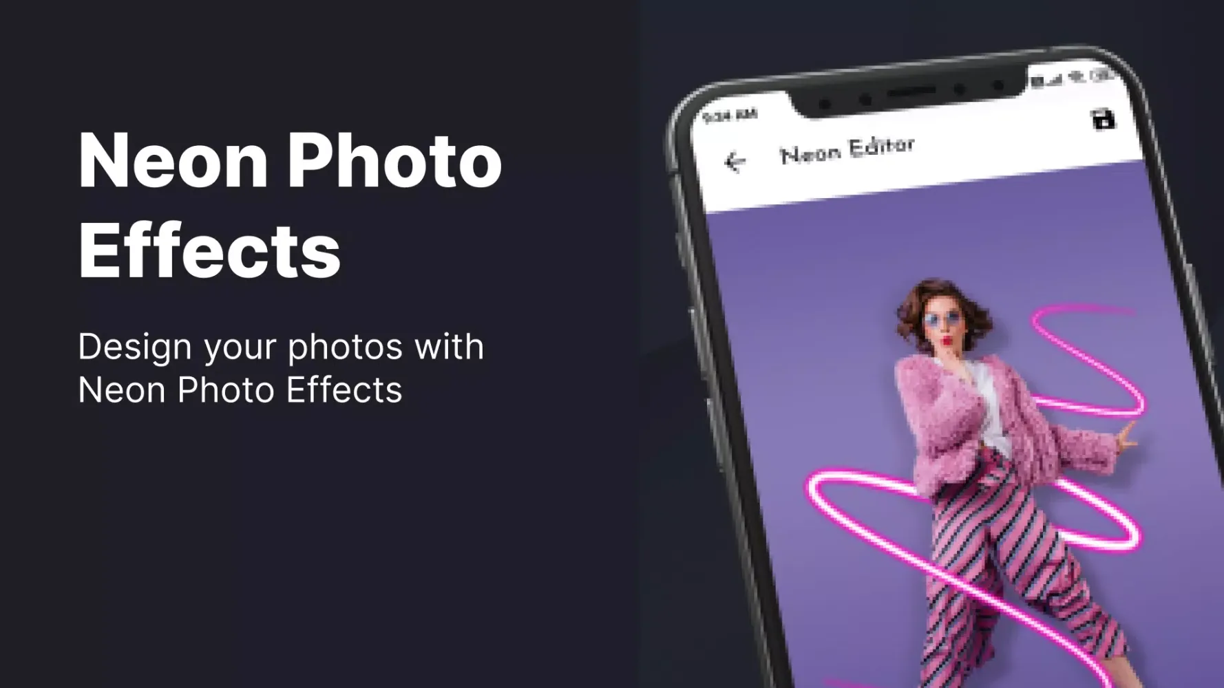 Ảnh chụp màn hình của NeonArt Effect AI Photo Editor