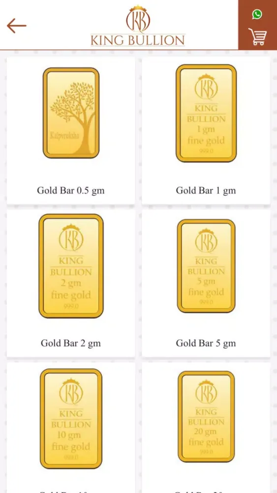 King Bullion Ekran Görüntüleri