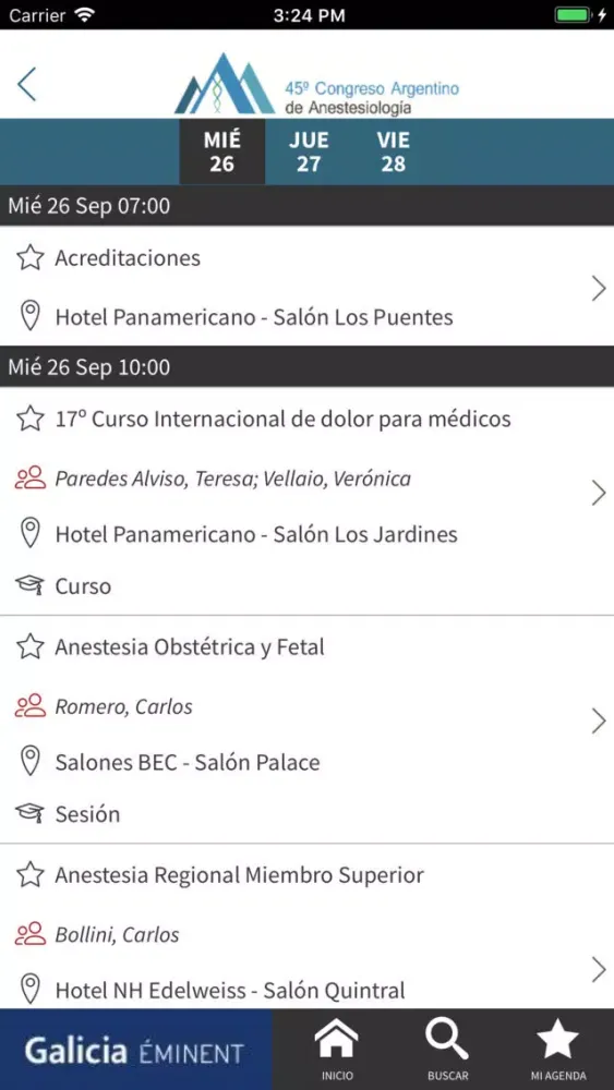 Screenshot di Anestesia Bariloche 2018