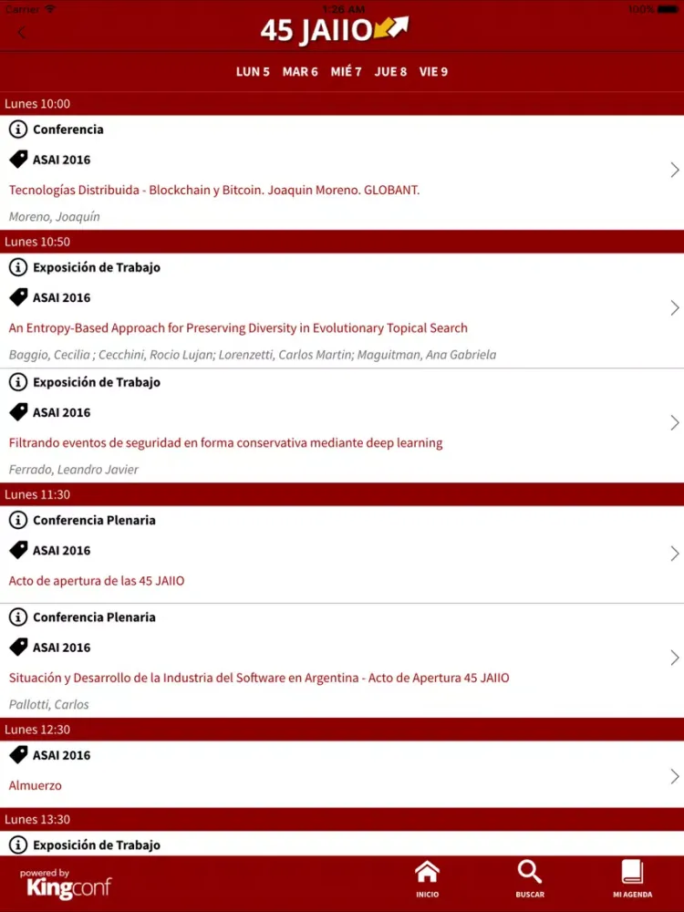 45 JAIIO iPad  Screenshots