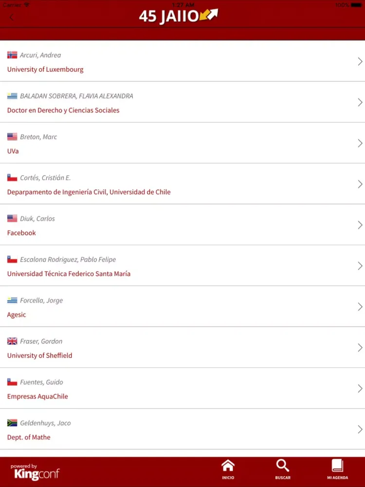 45 JAIIO iPad  Screenshots