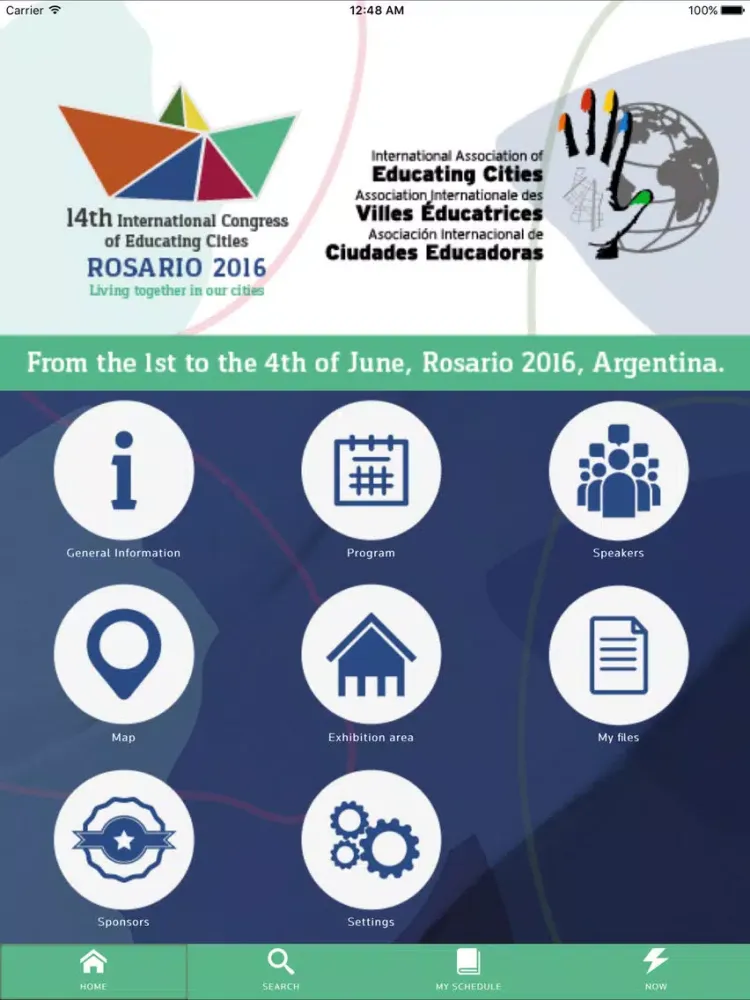 Ciudades Educadoras 2016 iPad  سکرین شاٹس