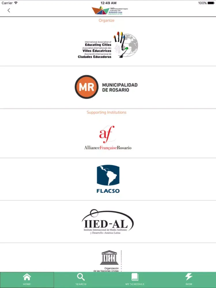 Ciudades Educadoras 2016 iPad  سکرین شاٹس