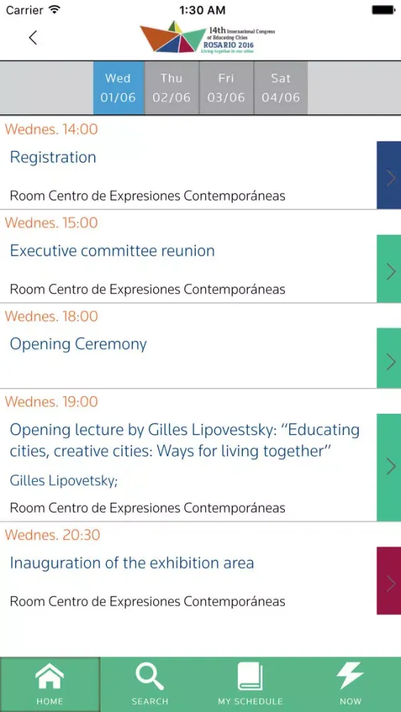 Ciudades Educadoras 2016 سکرین شاٹس