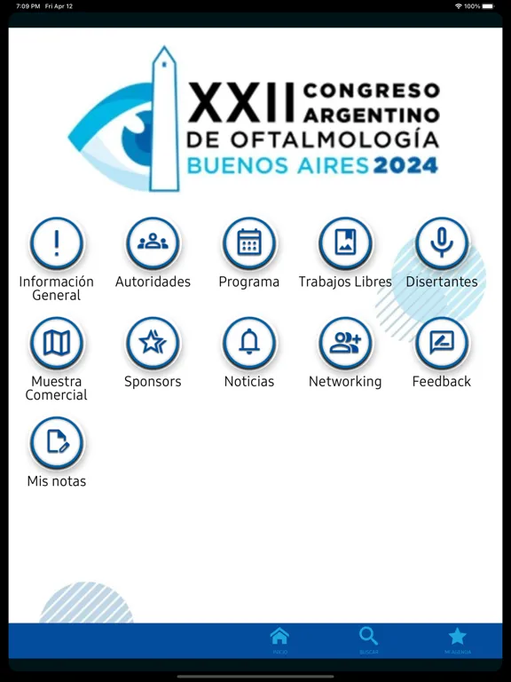 تصاویر Congreso Oftalmología 2024 iPad 