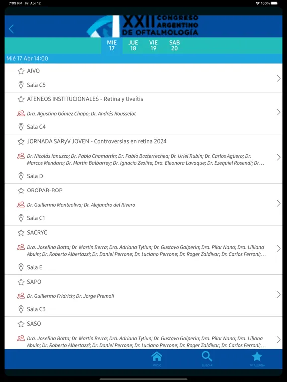 تصاویر Congreso Oftalmología 2024 iPad 