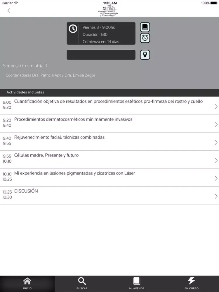 صور Dermatología 2016 - Chile iPad 