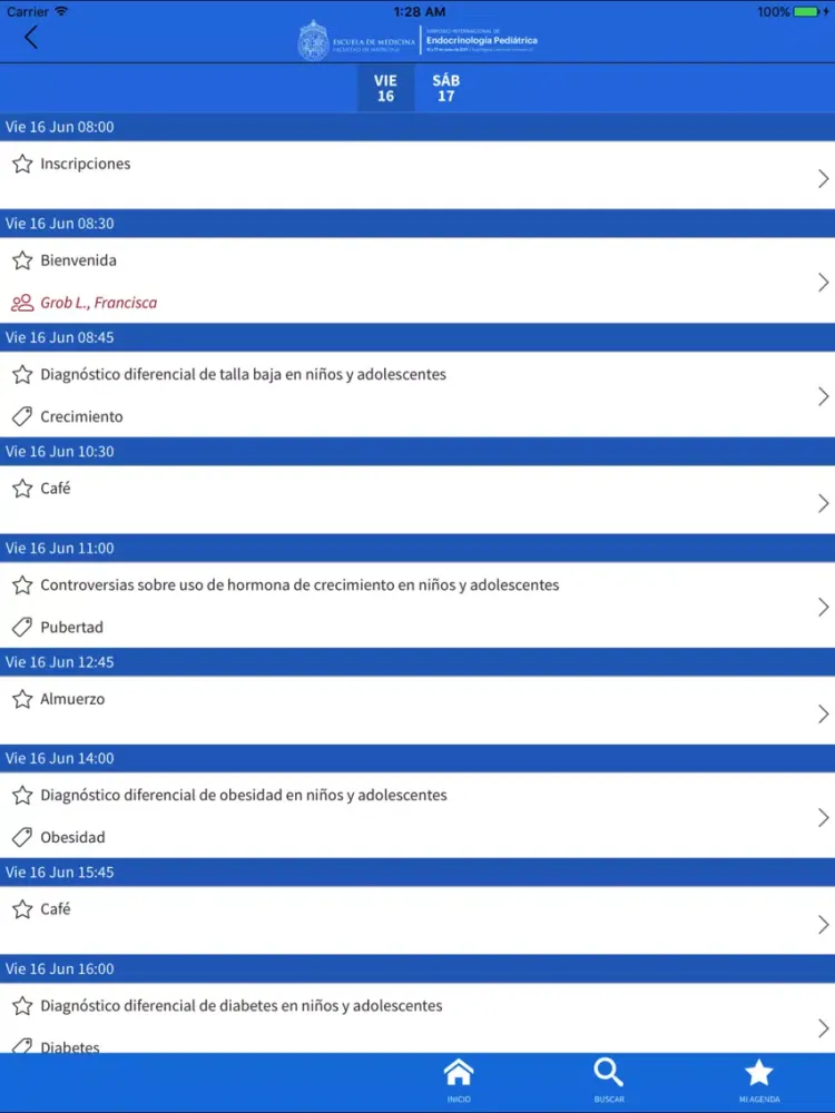 Endocrinología Pediatrica UC iPad 應用截圖