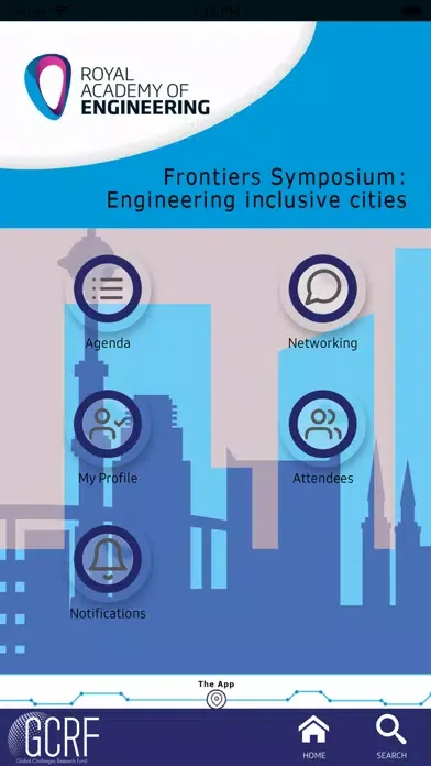 Screenshot di Frontiers symposium
