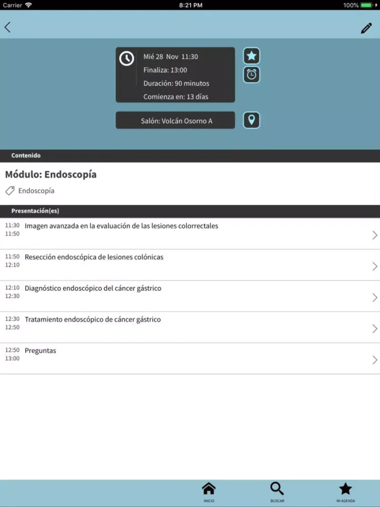 XLV CONGRESO GASTROENTEROLOGÍA iPad  スクリーンショット