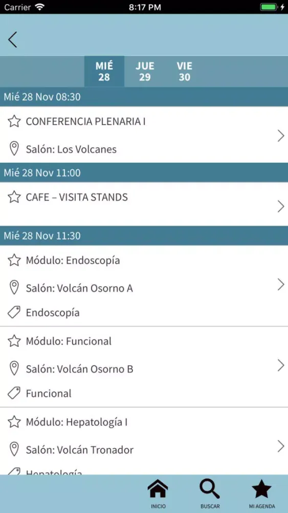 XLV CONGRESO GASTROENTEROLOGÍA スクリーンショット