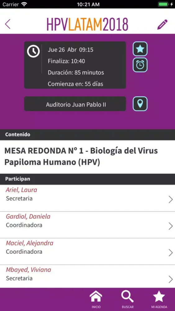 Captures d'écran de HPV 2018