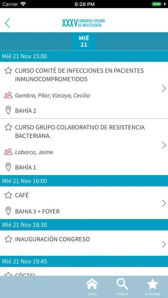 Скриншоты Congreso Infectología 2018