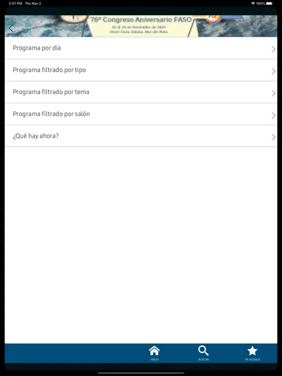 76º CONGRESO ANIVERSARIO iPad  স্ক্রিনশট