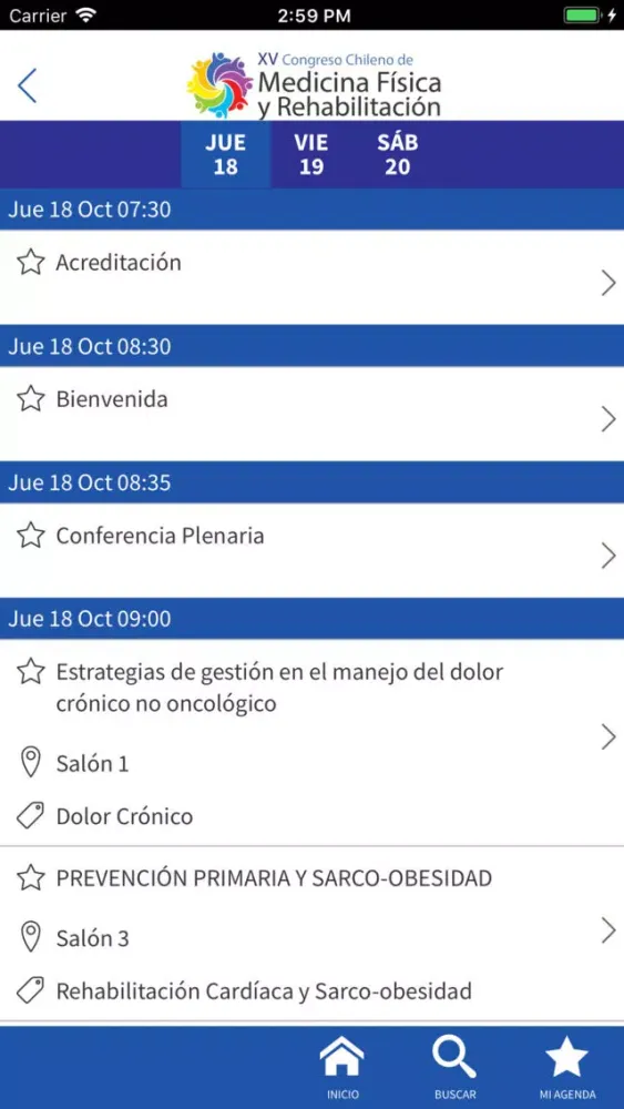 Med. Física y Rehabilitación Screenshots