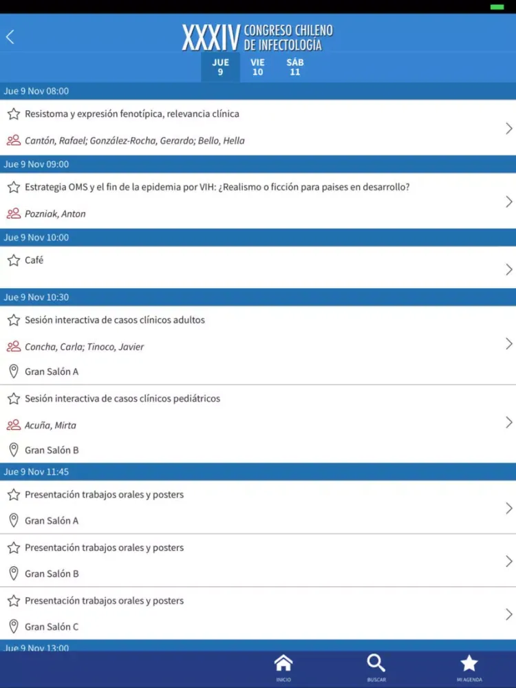 Скриншоты CONGRESO INFECTOLOGÍA 2017 iPad 