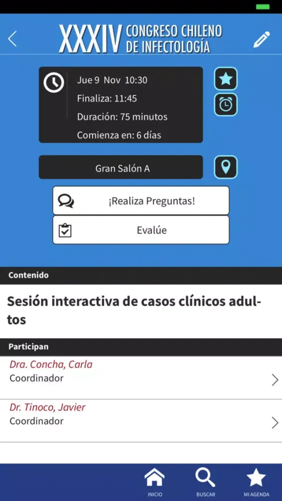 Скриншоты CONGRESO INFECTOLOGÍA 2017