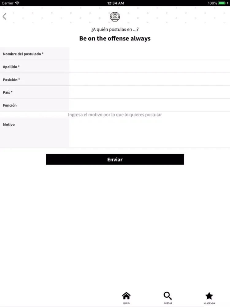 Captures d'écran de 2018 SOCO Maxims Awards iPad 