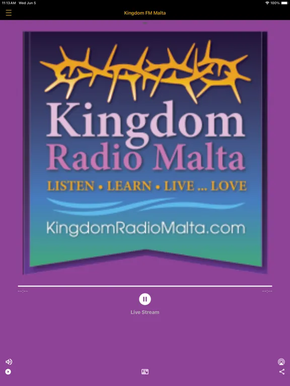 Kingdom Radio Malta iPad  Ekran Görüntüleri