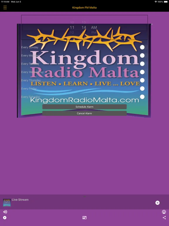 Kingdom Radio Malta iPad  Ekran Görüntüleri