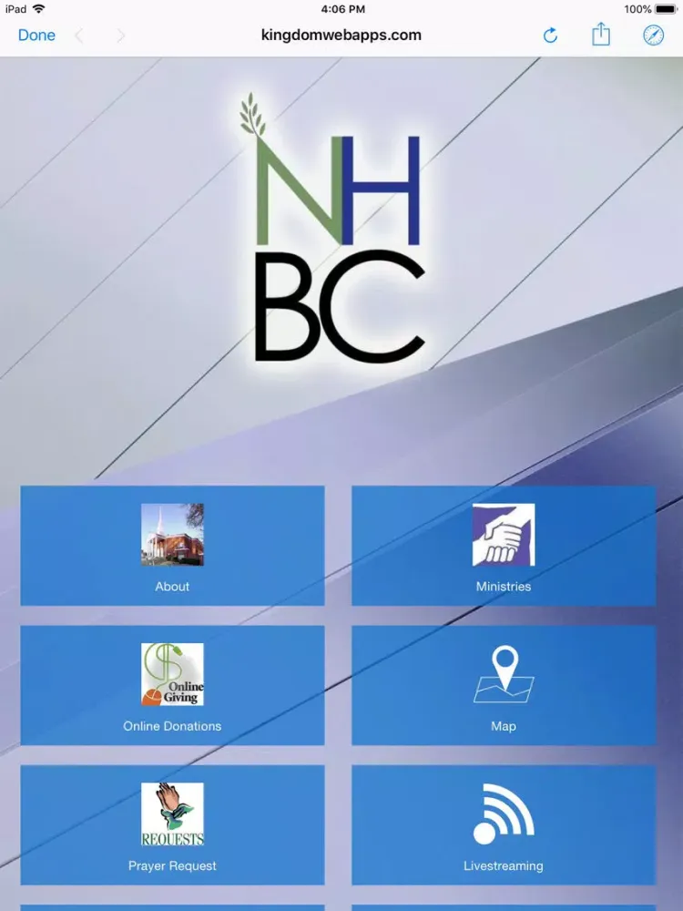 New Hope Baptist of Birmingham iPad  স্ক্রিনশট