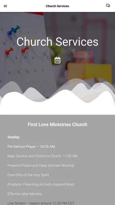 Скриншоты First Love Ministries Church