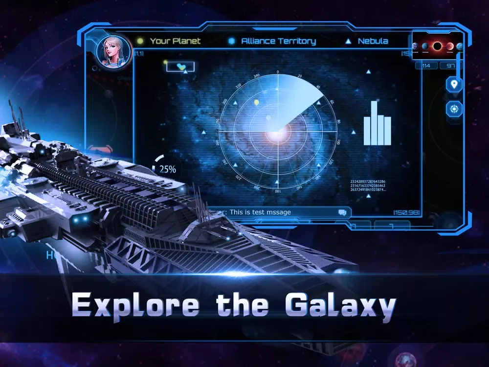 Zrzuty ekranu Galaxy in War iPad 