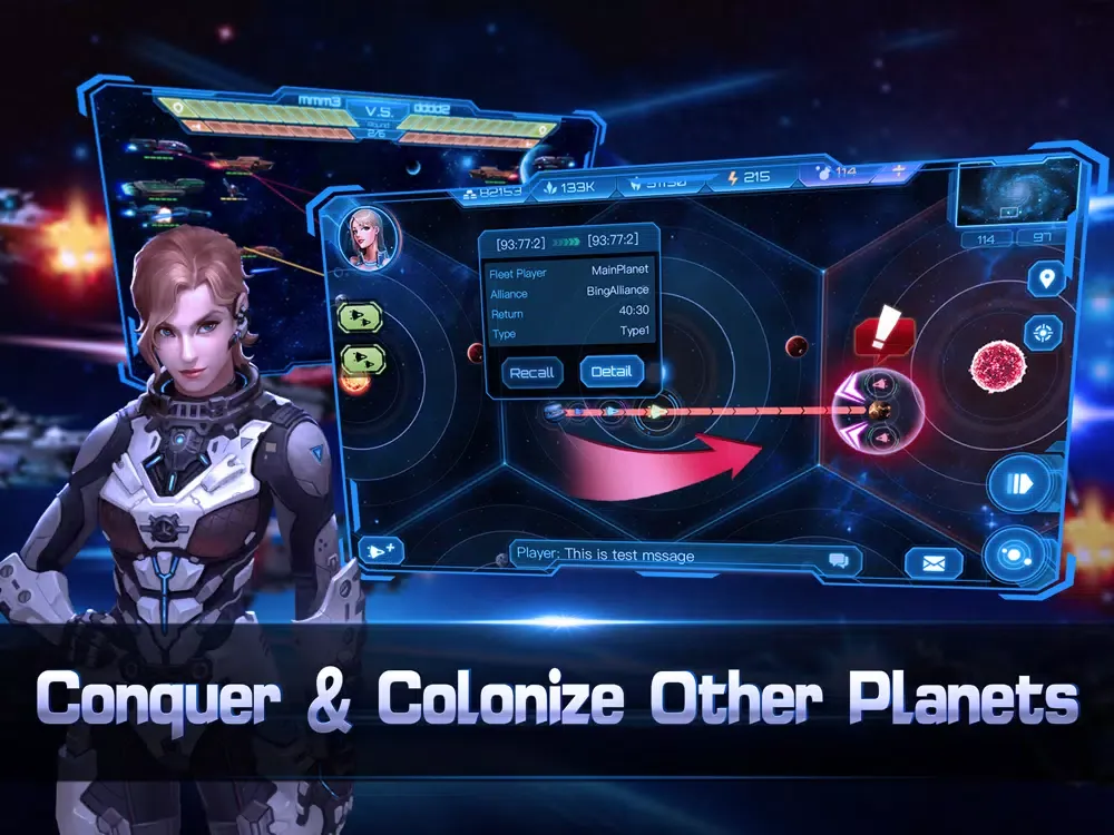 Zrzuty ekranu Galaxy in War iPad 