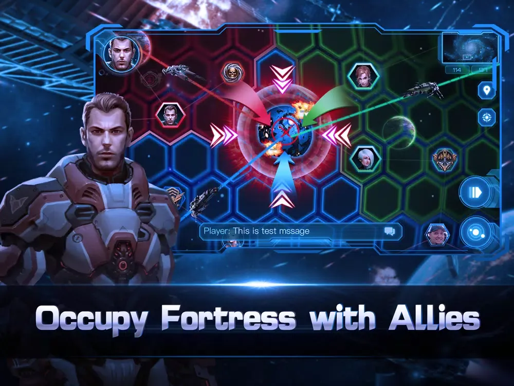 Zrzuty ekranu Galaxy in War iPad 