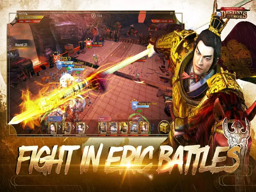 Three Kingdoms: Destiny Heroes iPad  Screenshots
