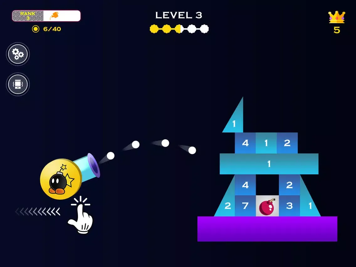 Shoot Tower - Block balls fire iPad  Ekran Görüntüleri