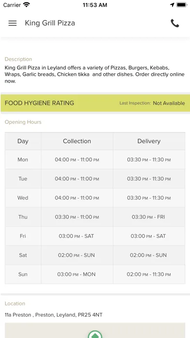 King Grill Pizza Leyland Screenshots