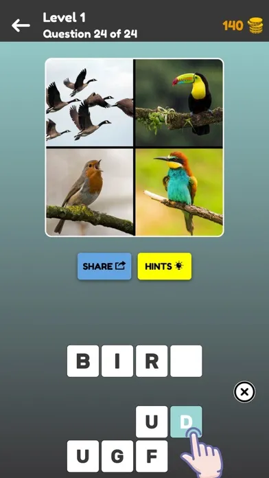 تصاویر Quiz: 4 Pics Game