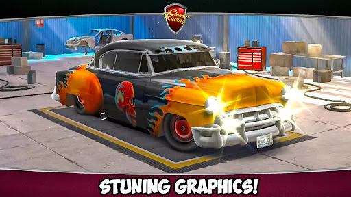 Zrzuty ekranu Classic Drag Racing Car Game
