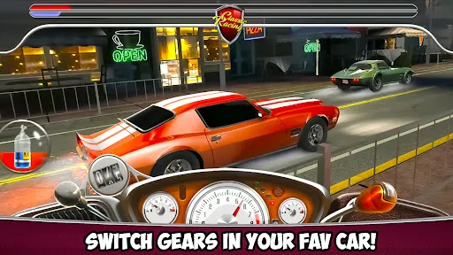 Zrzuty ekranu Classic Drag Racing Car Game