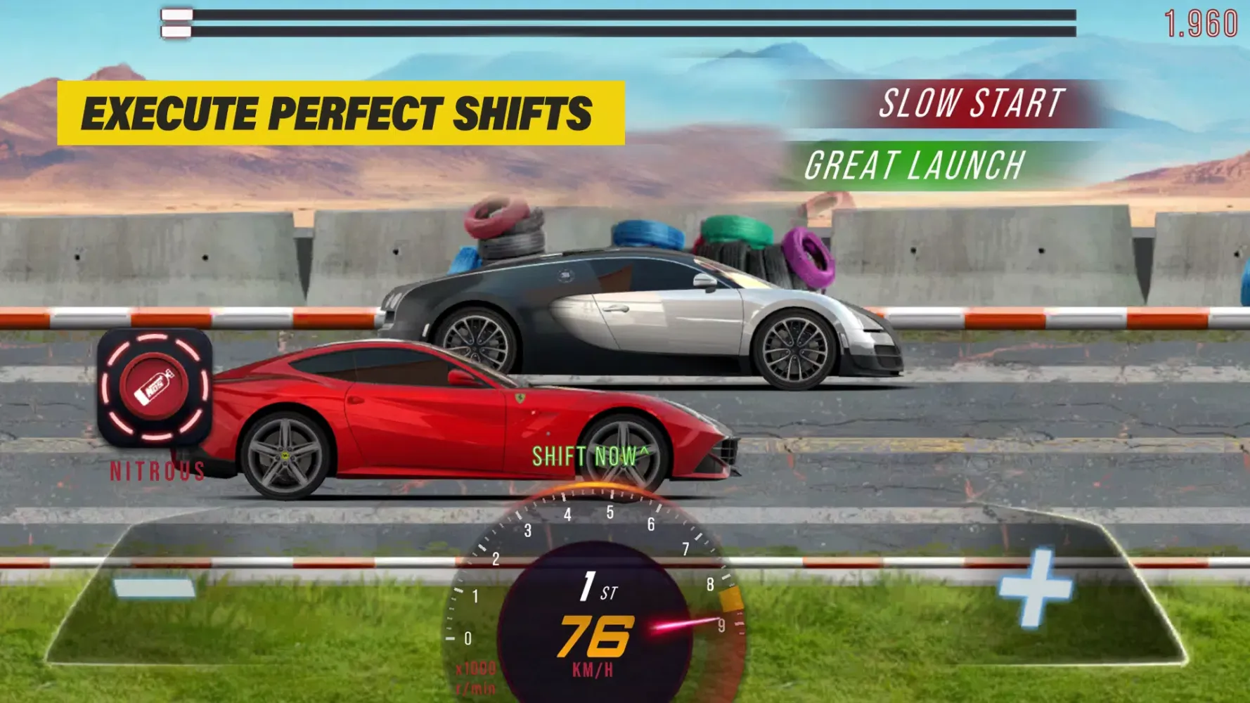 Nitro Speed: Drag Racing 2D Screenshots