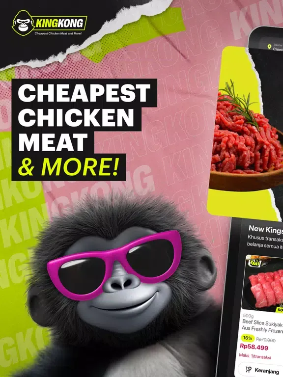 KingKong Meats iPad 应用截图